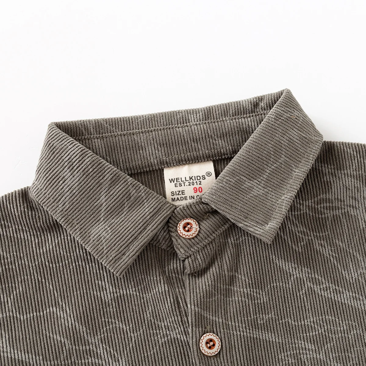 2025 Autumn Children Boy 1-6 Years Corduroy Shirt Soft Fashion Long Sleeve Overshirt Causal Soft Ripple Pattern Kid Boy Shirts 3