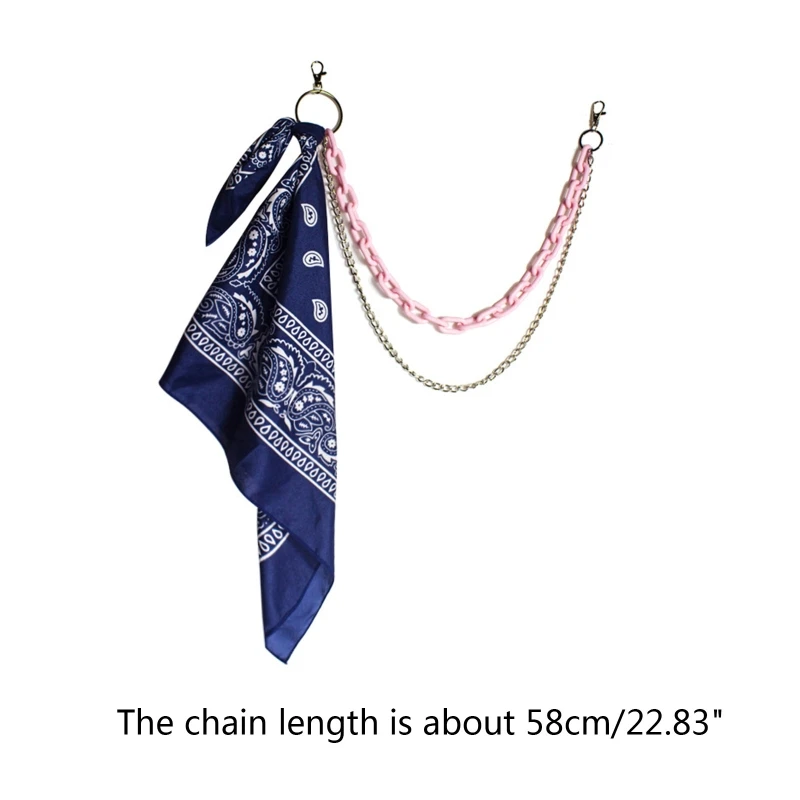 

Biker Bandana Wallet Chains Black Jean Rock Punk Keychain Pants Belt Chain Jean Chains for Men Key Metal Wallet Drop Shipping