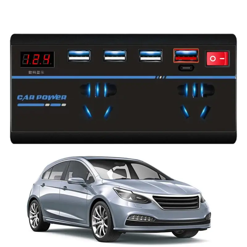 

Автомобильный инвертор с USB-портом, 200 Вт