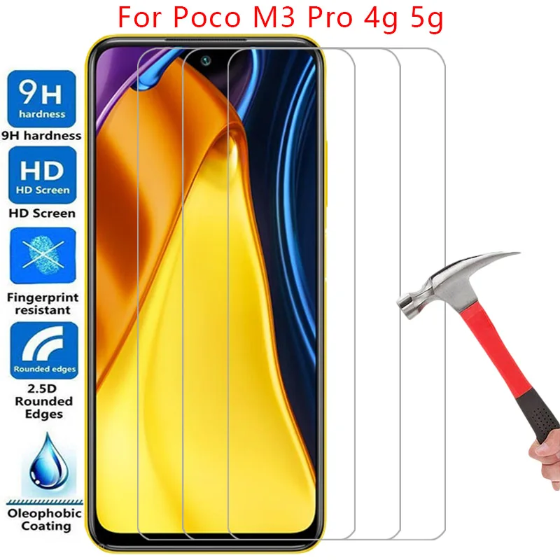 Защита экрана для xiaomi poco m3 pro 5g, защитное закаленное стекло pocom3 m 3 3 m m3pro pocom3pro, пленка для телефона, стекло xiomi xaomi
