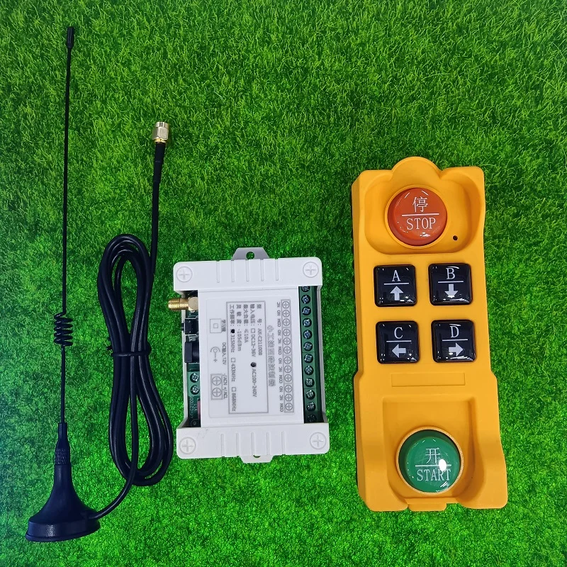 Controle Remoto sem Fio Universal 433mhz ac 220v 110v 4ch Relé Rádio Controlador Módulo Receptor rf Switch Portão Abridor de Garagem