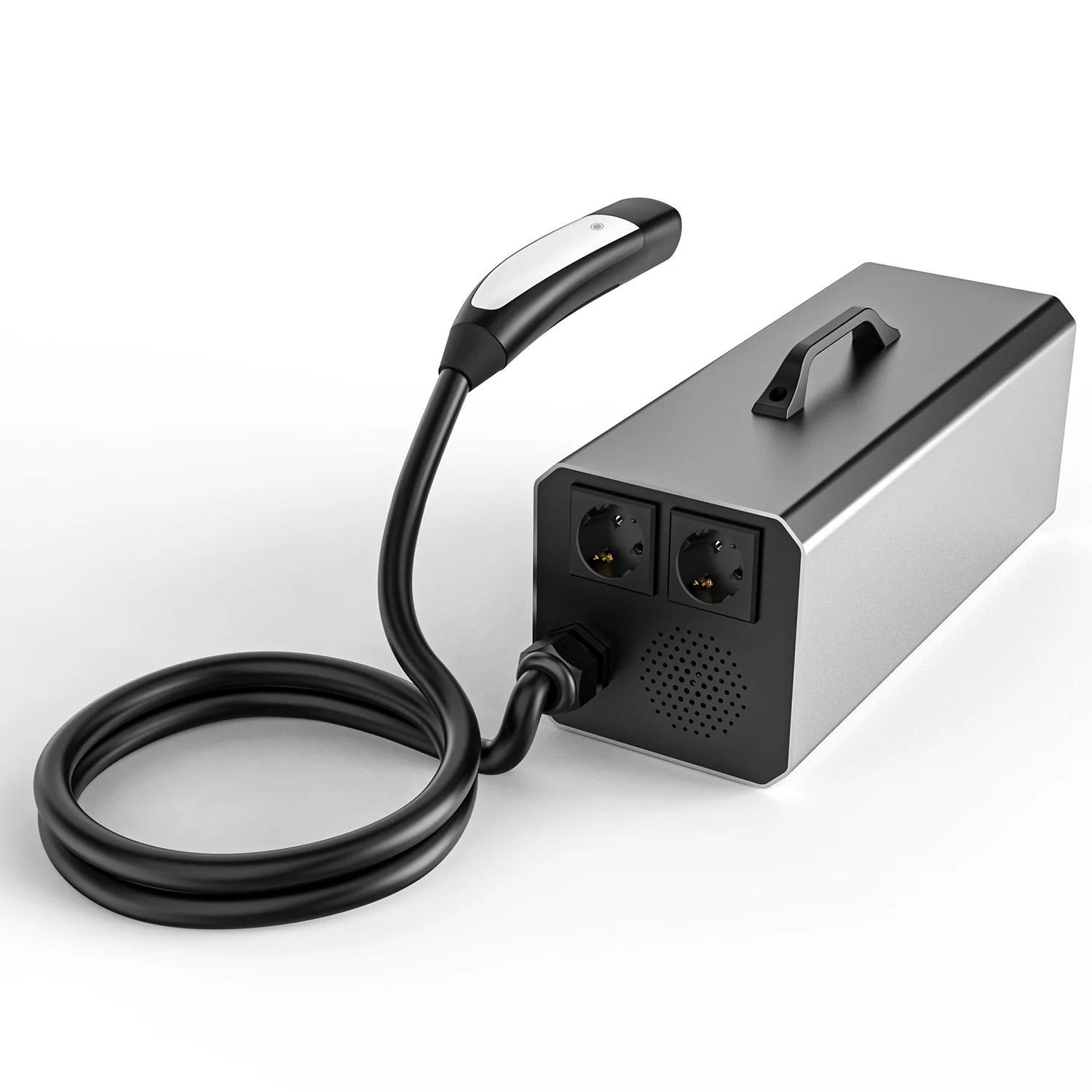 Electric Vehicle Manufacturing CCS2 NACS Portable EV Charger Charging Station 5kw For Tesla Model 3 X Y 5kw V2L Discharger