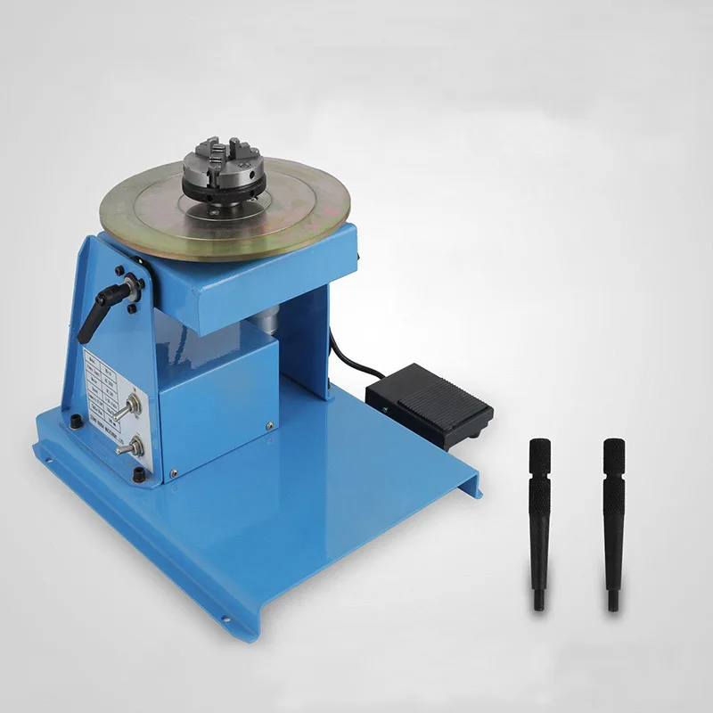 Welding Turntable Rotator Tilte Table for Annular Welding 10KG Rotary Welding Positioner 65mm chuck cartridge optional