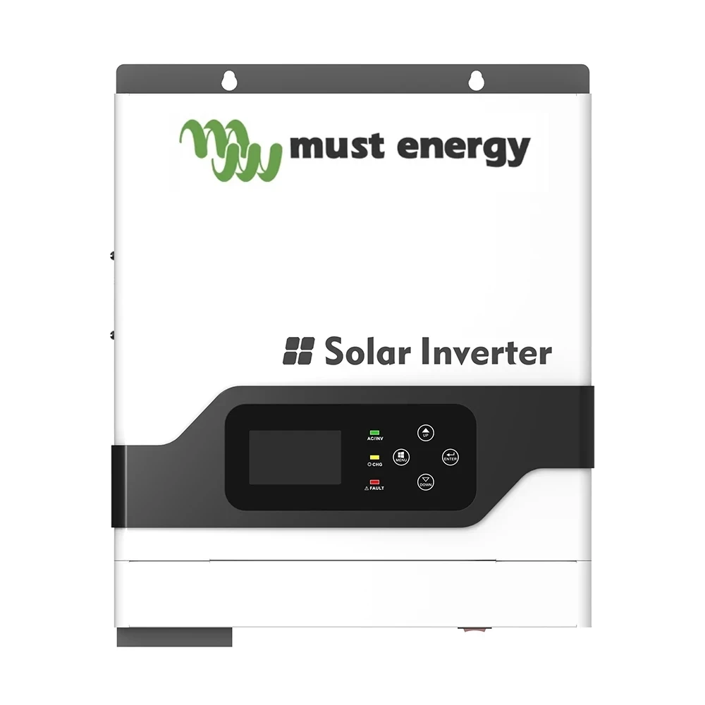 MUST Energy 3KW 24V MPPT 60A Home Hybrid Solar Inverter PV 145V Off Grid Li Lifepo4 Solar System Pure Sine Wave WIFI PC Monitor solar inverter,sine wave inverter,power inverter