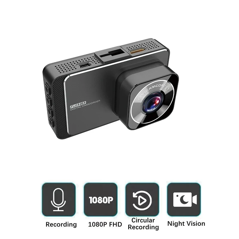 ڵ DVR  Ȱ   ,  ĸ ߰ ð,  ڽ,  ķ, 3 ġ Ǯ HD, 1080P,  ׼