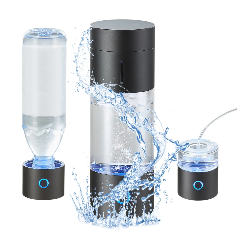 Portable Hydrogen Water Bottle with Inhalation Feature