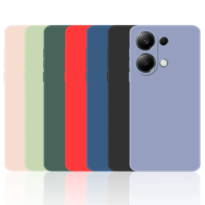 Soft Liquid Silicone Bumper Protective Phone Case - Enhanced Protection and Style