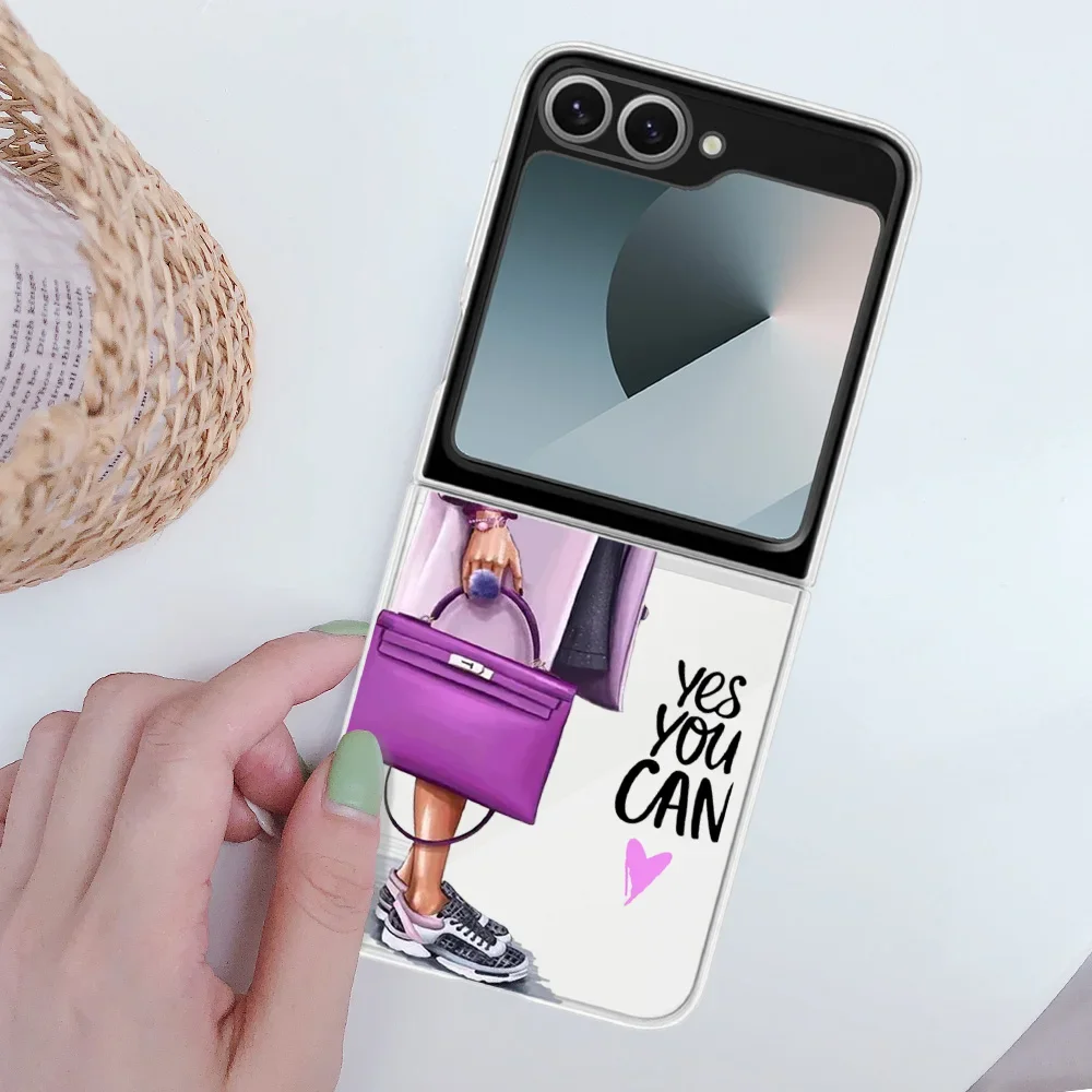 Elegant Transparent Fashion Lady Magazine Phone Case Cover