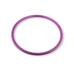 Premium Car Steering Wheel Decoration Ring Trim Cover Sticker (PURPLE)