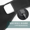 1PC Electric Heated Waist Support Brace Pain Relief Lumbar Heating Pad USB Charging  Magnetic Therapy Back Waist Massage Band 5