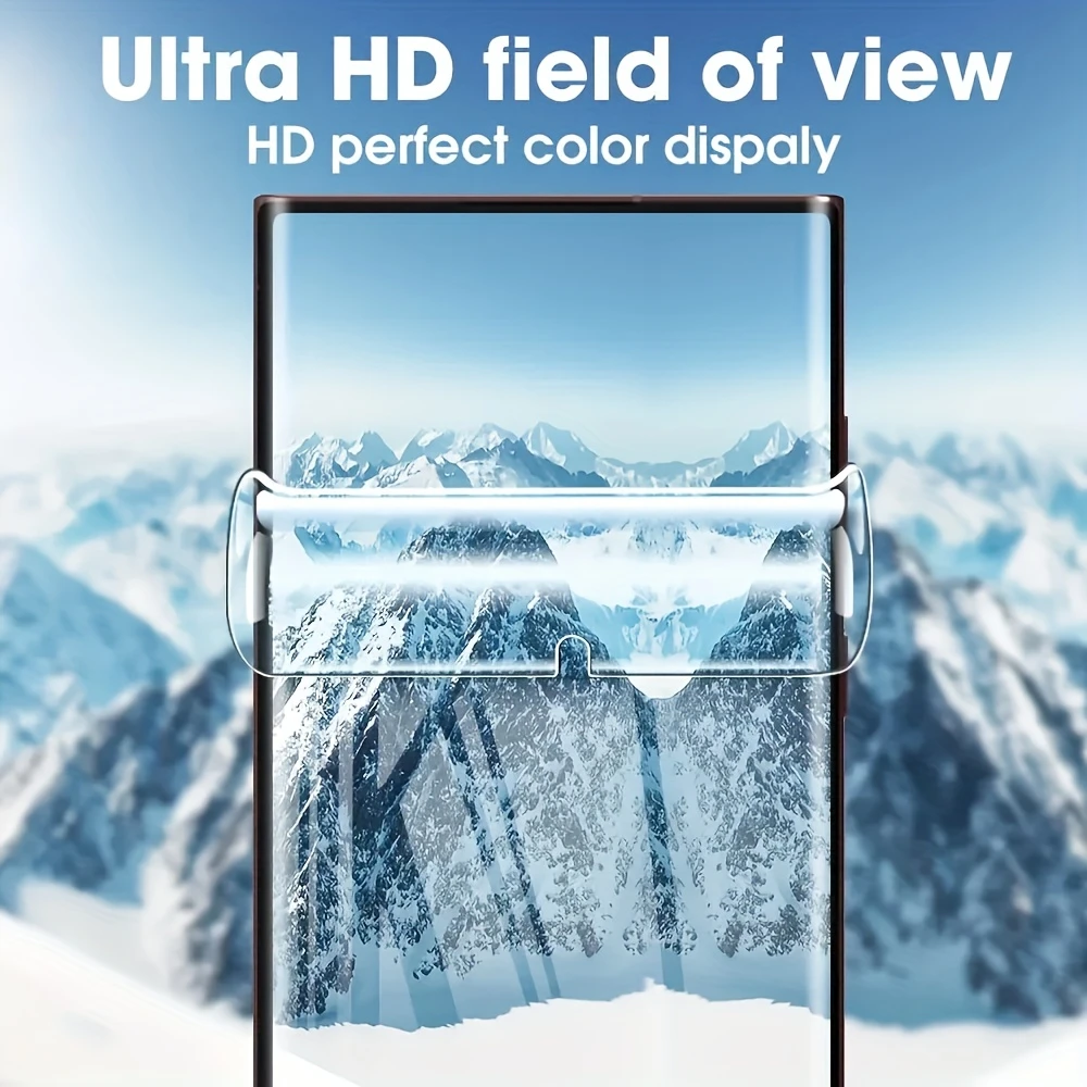 Premium Hydrogel Full Cover Screen Protector - Seamless Edge-to-Edge TPU Film (3-Pack)