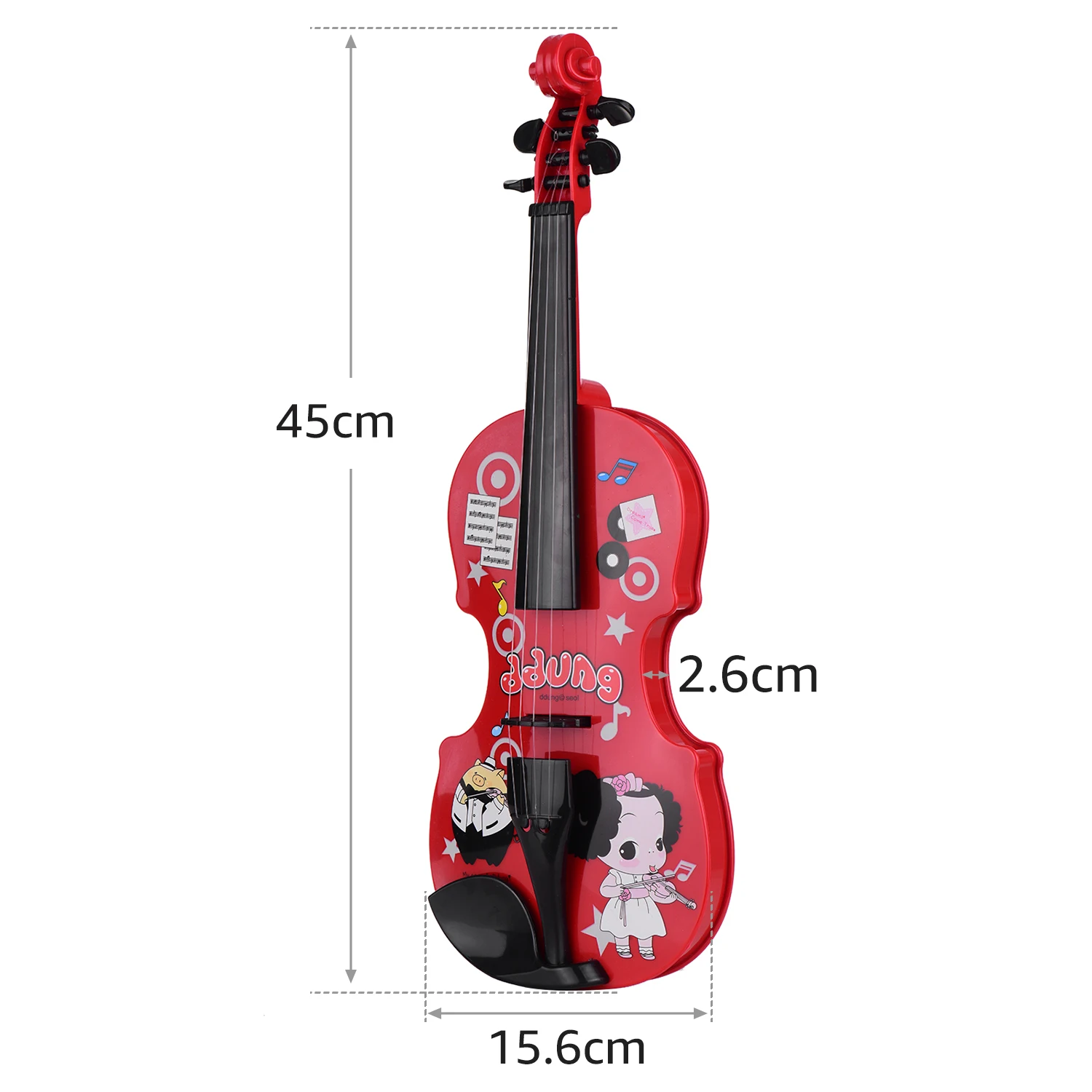Kids Little Violin with Violin Bow Fun Educational Musical Instruments Electronic Toy for Children Boys and Girls