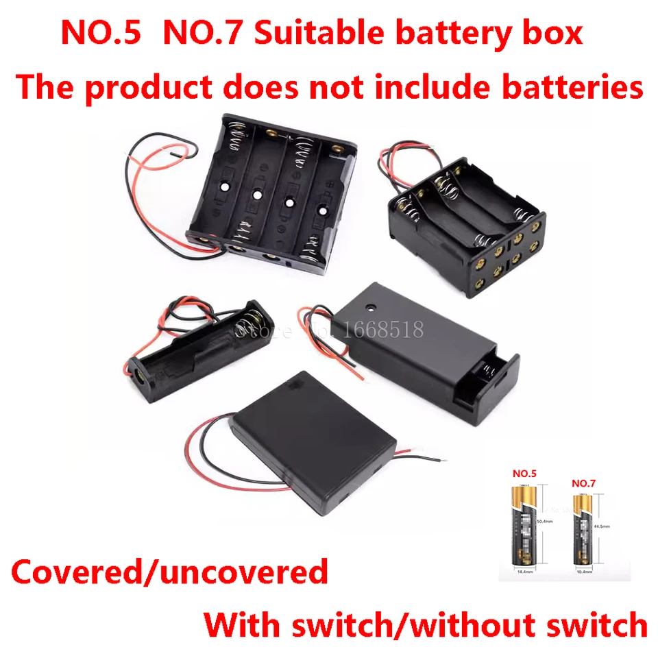 thumbnail image 2 of GTIWUNG (Pack Of 6) 3 AA Battery Holder, Aa Battery Storage Box 2 of 9
