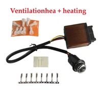 1set 12V Ventilation And Heating Switch Controller Kit Car Seat Switch Controller For Vehicle's Air Conditioning System 3
