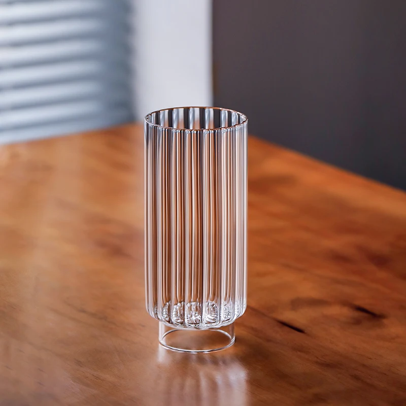 Collins Glass Cocktail Glass Barware Juice Cup High Borosilicate Glass Cup Long Drink Cocktail Glass