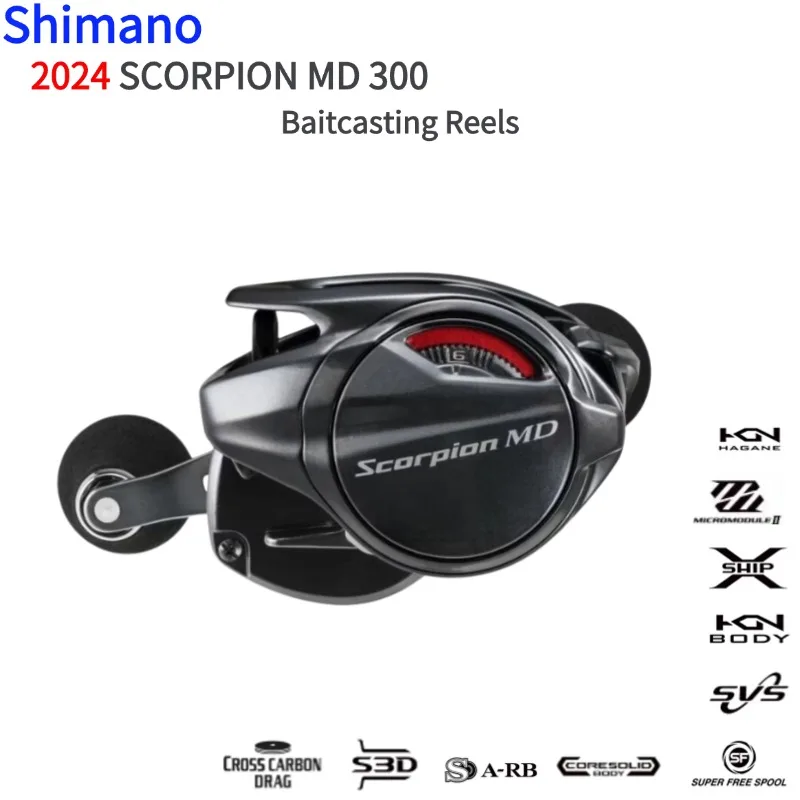 リール SHIMANO Scorpion MD 300XG 21' SHIMANO SCORPION MD 300 XG RIGHT HAND REEL *U.S SELLER