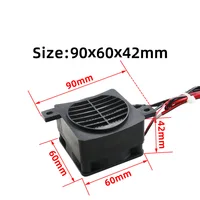 12V 24V 220V Heater With Fan 100~400W Thermostatic Egg Incubator Heater PTC Fan Heater Heating Element Electric Heater 2