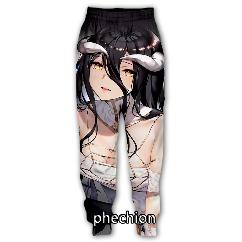 

phechion New Men/Women Anime Overlord 3D Printed Casual Pants Fashion Streetwear Men Loose Sporting Long Trousers F130