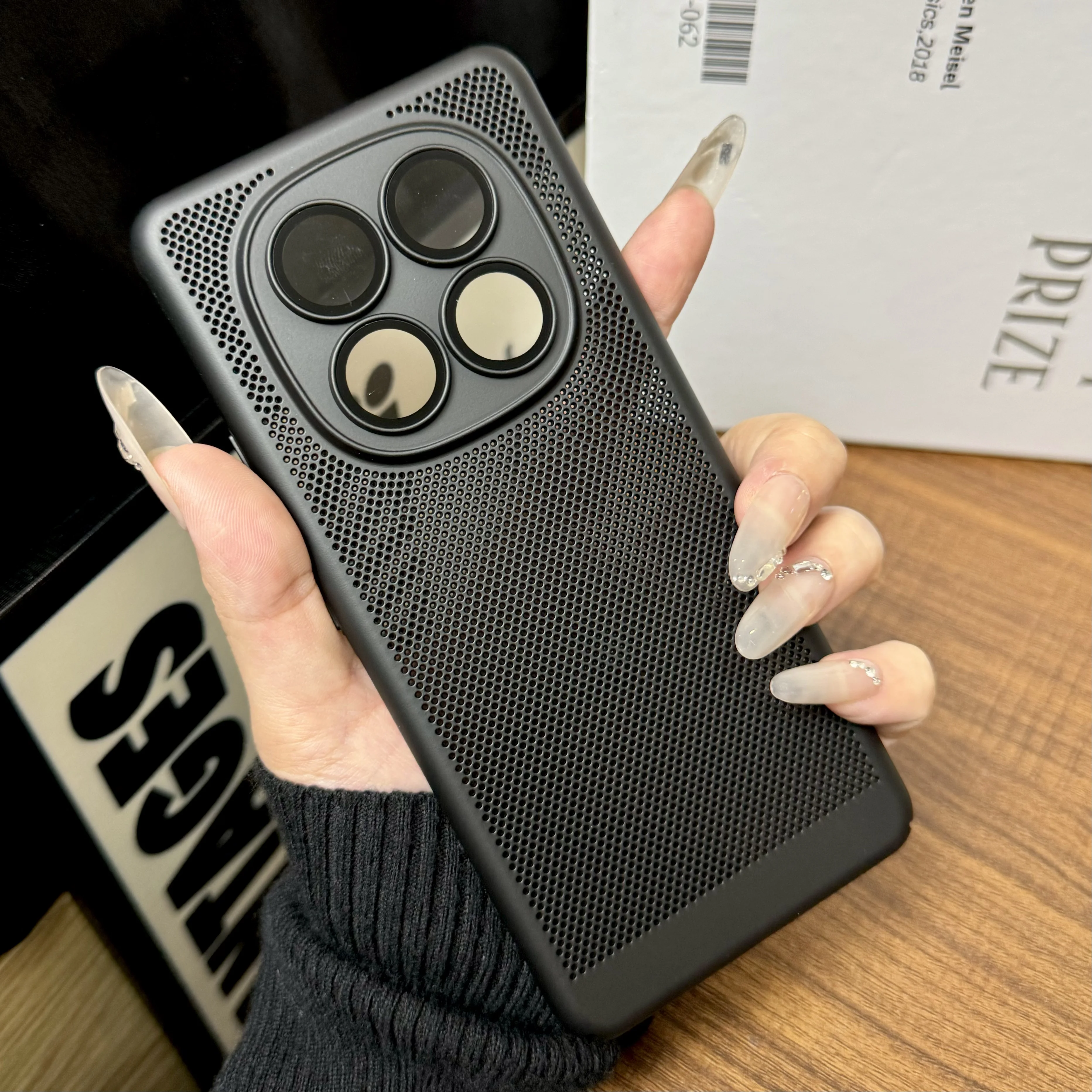Heat Dissipating Shockproof Hard Case with Mesh Armor and Lens Protector