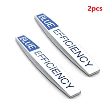 

2pcs Blue Efficiency TEC HYBRID Fender Side Sticker Emblem for W211 W210 W124 CLA GLA GLK300 A C E Mercedes Benz Accessories