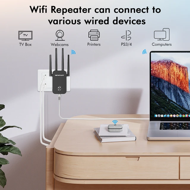 Amplificador Wifi Exterior Repetidor WiFi Exterior NEWFAST