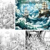 1pc Art Coloring Book 22 Page Coloring Books Gift For Birthday Party Relieve Stress Kill Time Graffiti Painting Drawing Art Book 4