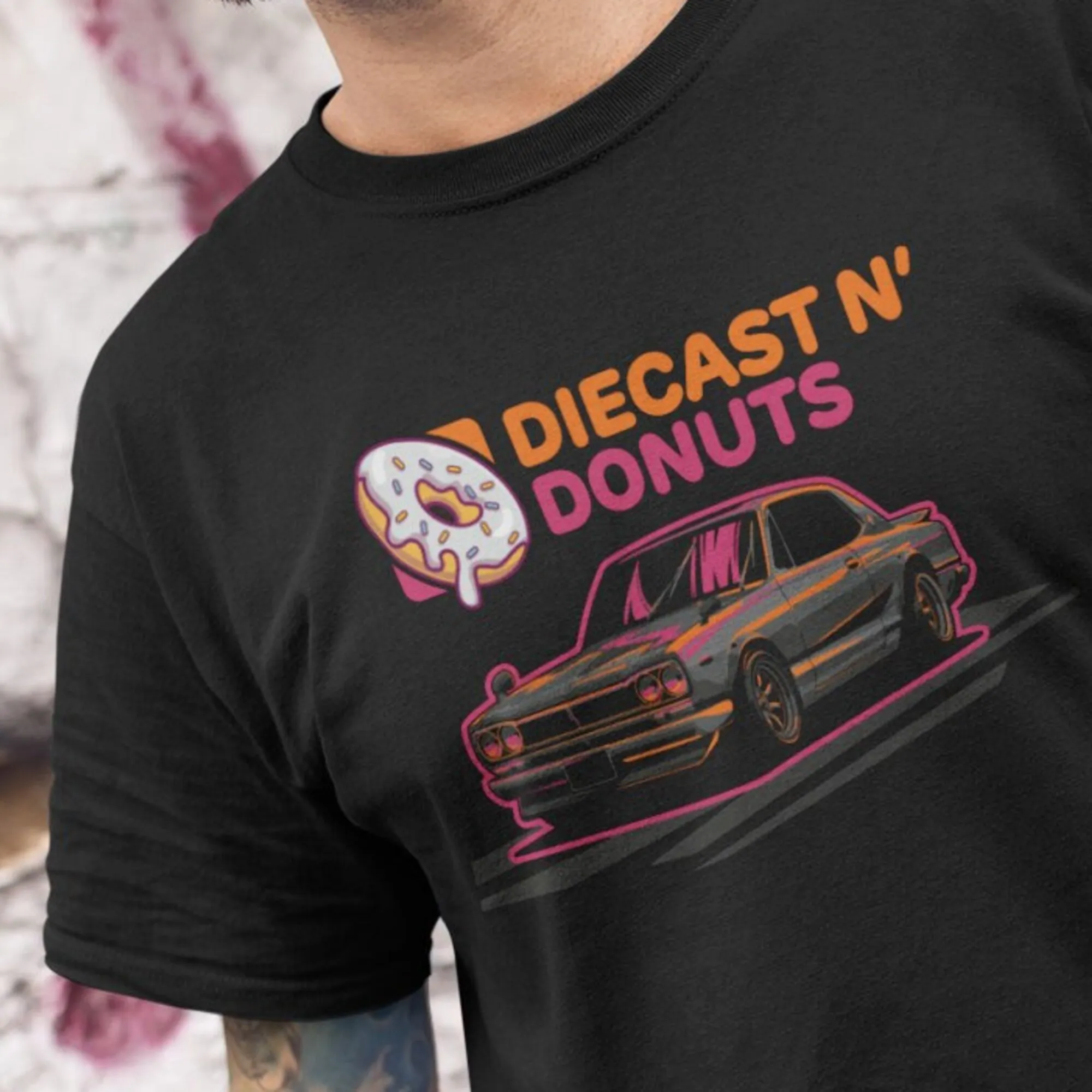 Maglietta Pressofusa E Ciambelle Hot Car Con Ruote In Gomma Collector Funny Super Treasure Hunt Maniche Lunghe O Corte