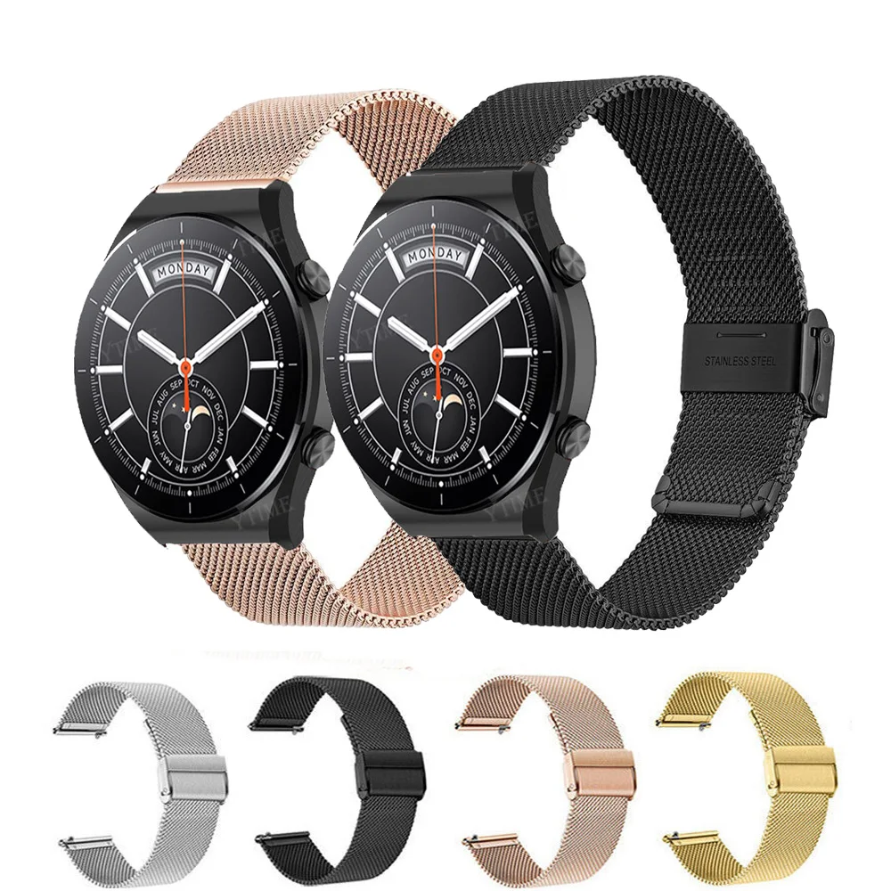 

Ремешок металлический для Xiaomi Mi Watch, сменный дышащий спортивный браслет для Mi Watch, цвет 2, 22 мм, аксессуары