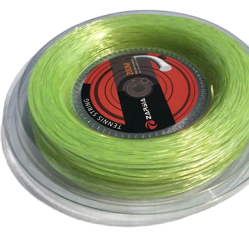 1 Big Reel ZARSIA 1.35mm synthetic flash nylon soft spinning tennis string  200m