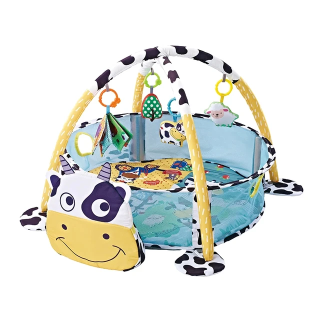 Multifunctional Baby Cartoon Early Education Fitness Frame Kids Activity Mat Newborn Enlightenment Toy Fitness Room Activity Toy 6