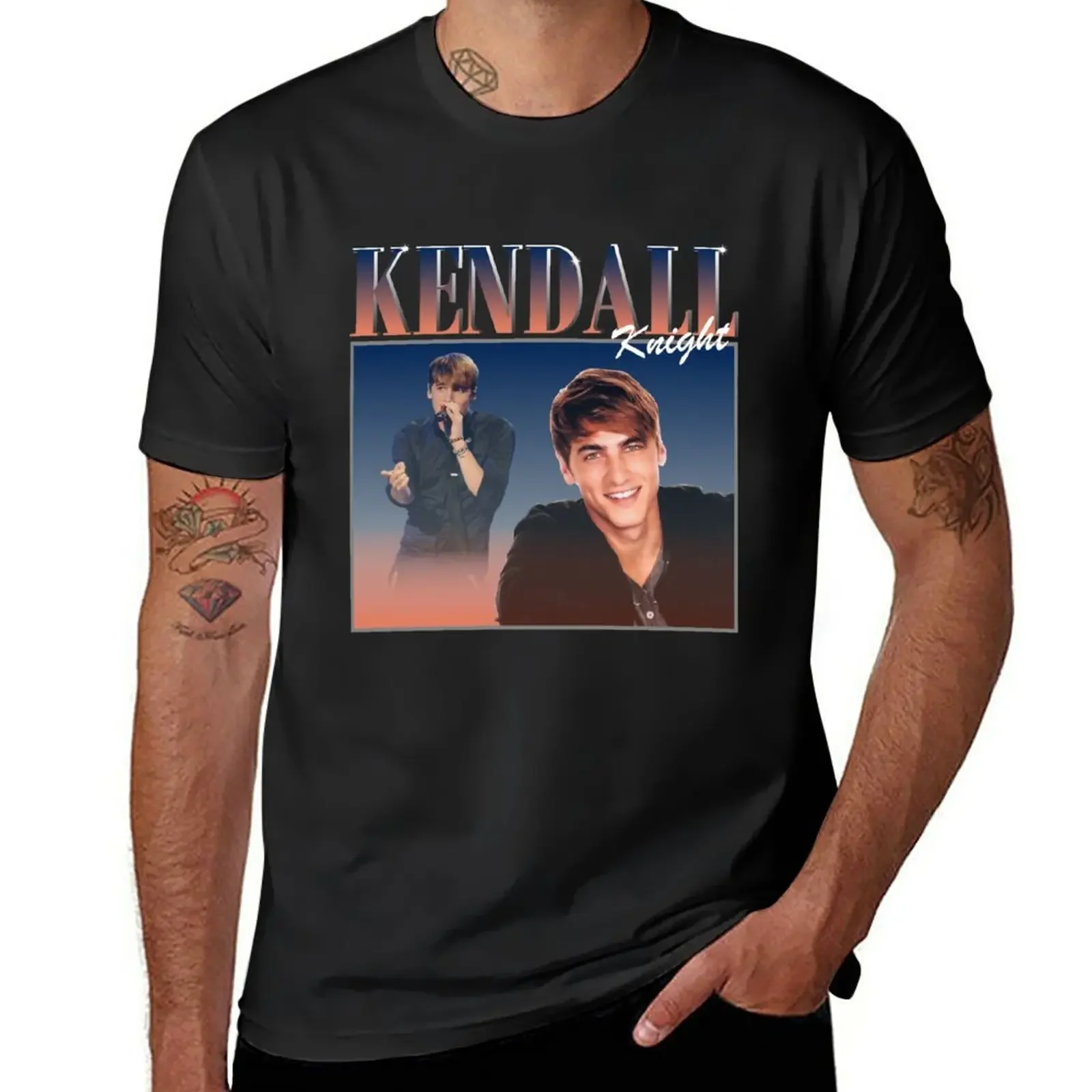 

kendall btr T-Shirt korean fashion vintage funnys plus size tops mens graphic t-shirts hip hop
