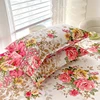 Flower Printed Fitted Bed Sheets Reactive Printed sabanas cama matrimonial Single/Queen/King Mattress Cover Double Bedsheets 3