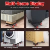 Furniture Lifter Mover Tool Set 330lbs Heavy Duty Furniture Moving Tool 360° Rotation Lifter Mover with 4 Wheels Bar Moving 5