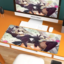 Alfombrilla de ratón grande Nier Automata para videojuegos, alfombrilla de goma Natural antideslizante con borde de bloqueo, Sexy, 100x50cm