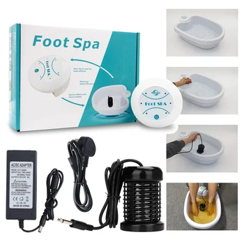 Detox Ionic Foot Spa Bath Machine นวดเท้า Ionic Detoxification บรรเทาความเมื่อยล้าส่งเสริมสุขภาพที่ดีและเต็มรูปแบบสําหรับ Vitality 1