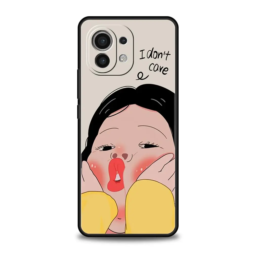 Cartoon Couple Soft TPU Phone Case - Fun & Stylish Design