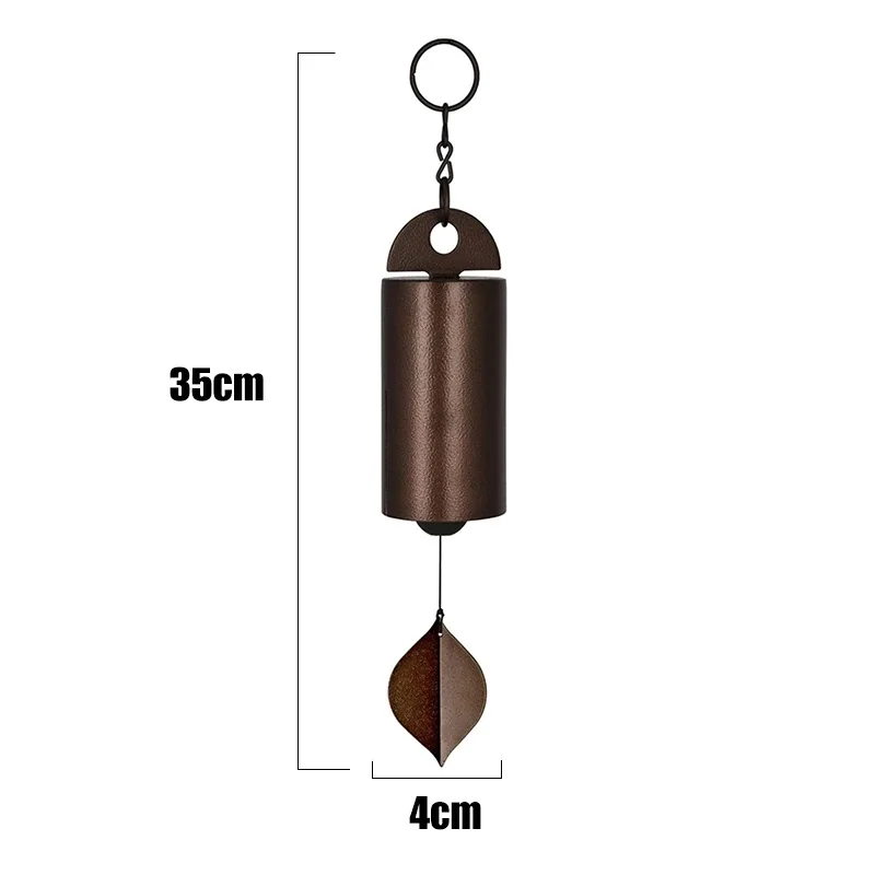 

Dropshipping Wind bell Deep Resonance Serenity Bell For Home Garden Decor Outdoor Hanging Wind bell