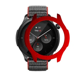 Enhanced Protective Shell Bumper Frame for Amazfit GTR 4 (RED)