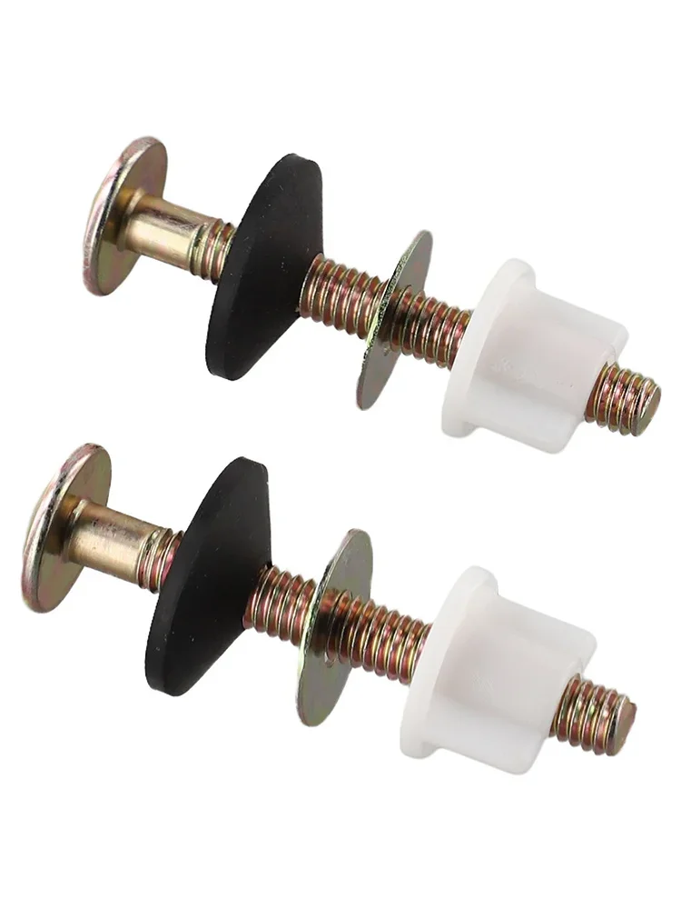 New Toilet Hinge Close Coupling Bolts Nuts Toilet Bolt Coupling Bolt Plastic Rubber Bathroom For