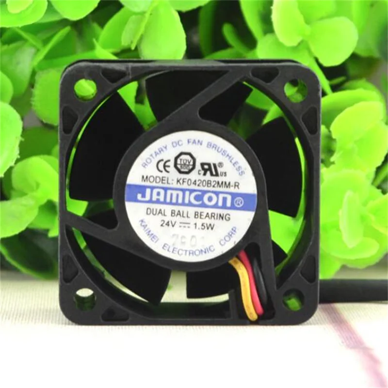 KF0420B2MS-R 4020 4 см 24 в 40*40*20 мм 1 5 Вт 3-проводной вентилятор с радиатором | Компьютеры и