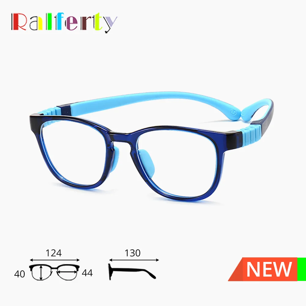 Ralferty Unbreakable Glasses Children Kids' Glasses Anti Blue Ray