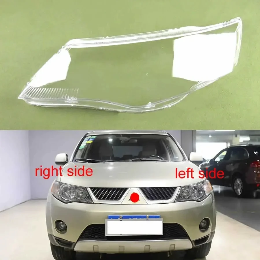 

Прозрачный Абажур для передней фары Mitsubishi Outlander EX 2007 2008 2009, замена оригинальных линз из плексигласа