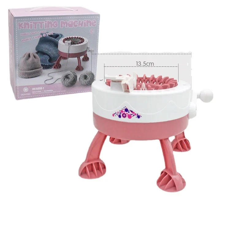22 Needles Round Knitting Machine Manual Weaving Kit Woven Scarves Hats Sweater Weaving Loom DIY Sewing Machine Knitting Tool