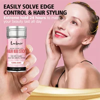 Professional Styling Wax for Women Anti-frizz Pomade Smoothing Broken Back Hair Mud Messy Hairs Control Wax Rod for Natural Wigs 6