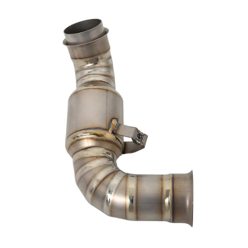 Slip On For Husqvarna Norden 901 Motorcycle Exhaust Escape Moto Modify Muffler Titanium Alloy Middle Link Pipe - Image 5