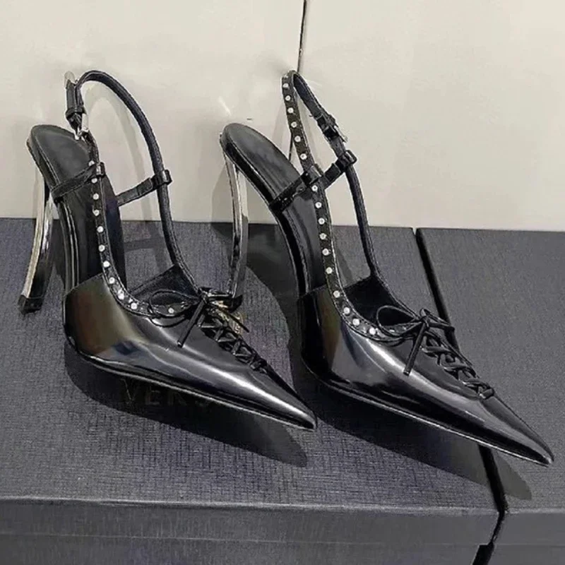 New Trend Women's High Heel Sandals Summer Causal Ladies Uniform Performance Shoes Non-slip Hollow-out Woman Catwalk Sandals