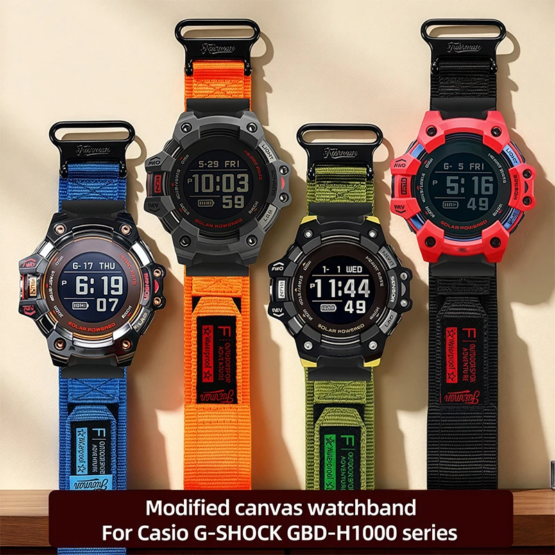 Enhanced Canvas Watchband for Sports Watches - Men's Bracelet Watch Accessory