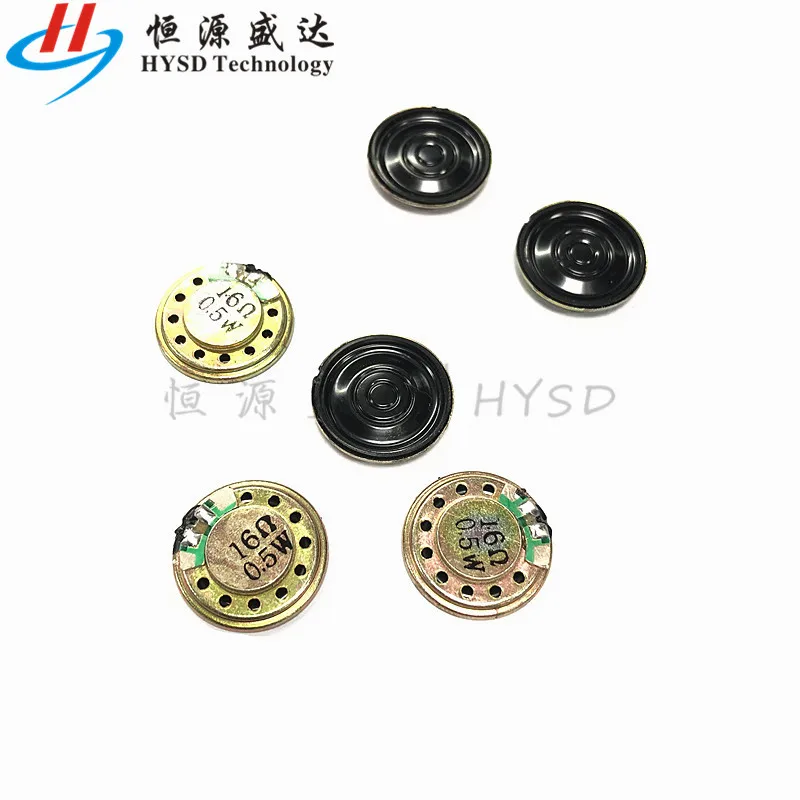 10pcs/lot New Ultra-thin Mini speaker 16 ohms watt 16R