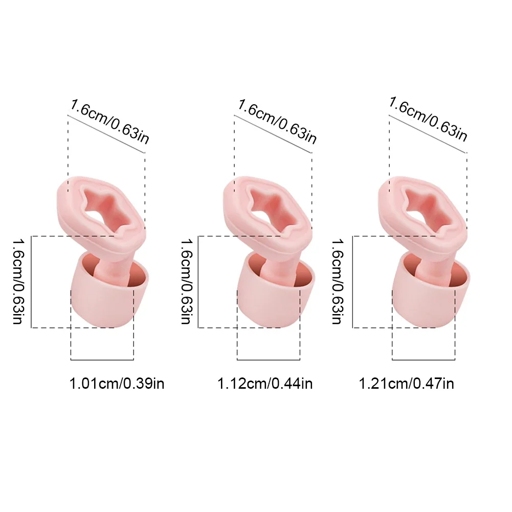 3Pairs Sleep Noise Reduction Earplug Soft Silicone Ear Muffs Noise Protection Travel Reusable Swimming Waterproof Ear Plugs 6