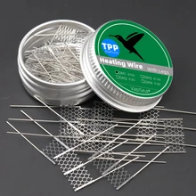 코일 나선형 메쉬 세라믹 저항 가열 와이어, 19 가지 유형, PnP, TPP, ITO DIY 재구축 키트, VM1, DM1, M2 드래그 X, S, H80, E60 서브 옴 코일